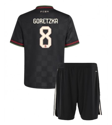 Bayern Munich Leon Goretzka #8 Tredjeställ Barn 2025-26 Kortärmad (+ Korta byxor)